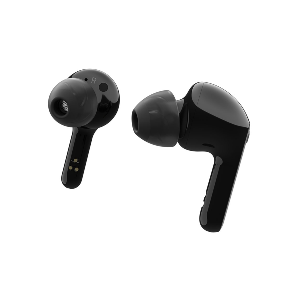 LG TONE Free HBS-FN7 with Meridian Technology, Active Noise Cancellation & UVNano Sanitizing Technology- Black (HBSFN7ABMYBK)
