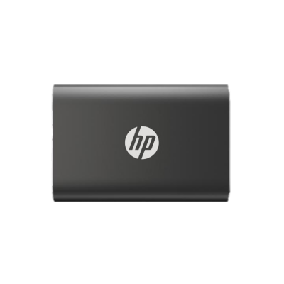 HP SSD P500 Portable SSD 3D TLC Solid State Drive (500GB) - Black