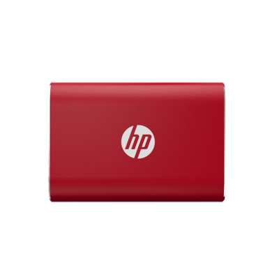 HP SSD P500 Portable SSD 3D TLC Solid State Drive (500GB) - Red