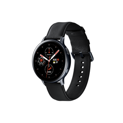 SAMSUNG SMR820NSKAXME Galaxy Watch Active2 (44mm) Stainless Steel (BLACK) SMR820NSKAXMESSBLK44MM