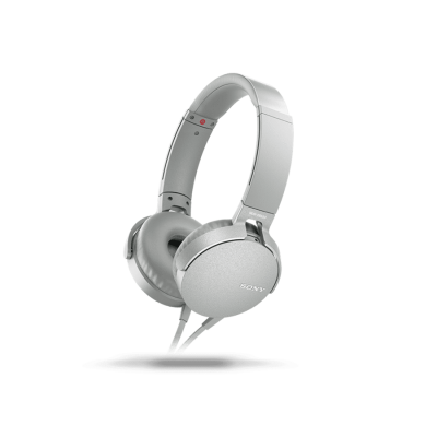 Sony MDR-XB550AP EXTRA BASS™ Headphones - White MDRXB550APWCE