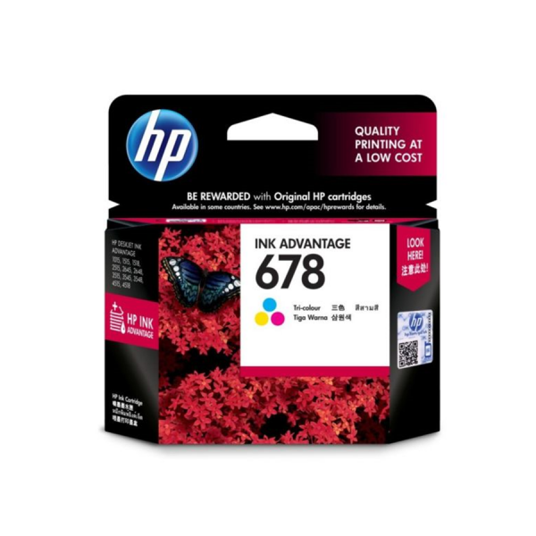 HP 678 Tri-color Original Ink Advantage Cartridge HP678COLOUR