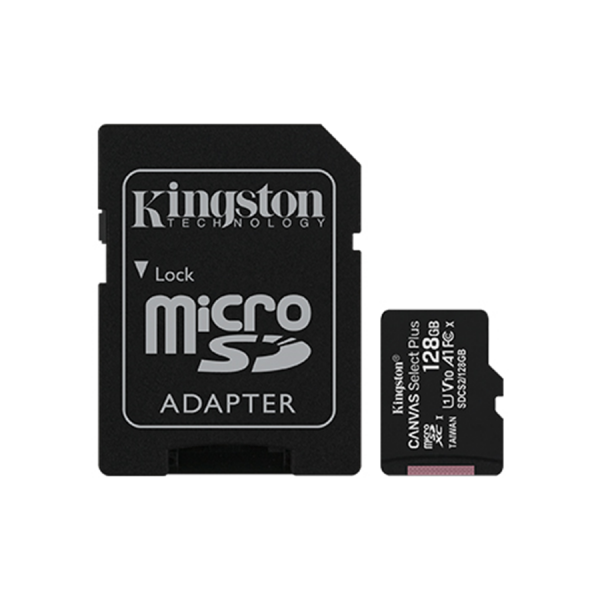 Kingston Canvas Select Plus microSD Card - 128GB (SDCS2/128GB) SDCS2/128GB
