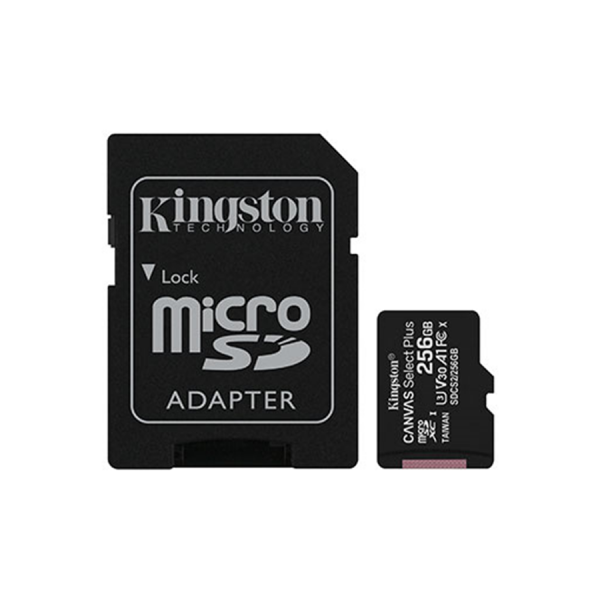 Kingston Canvas Select Plus microSD Card - 256GB (SDCS2/256GB) SDCS2/256GB