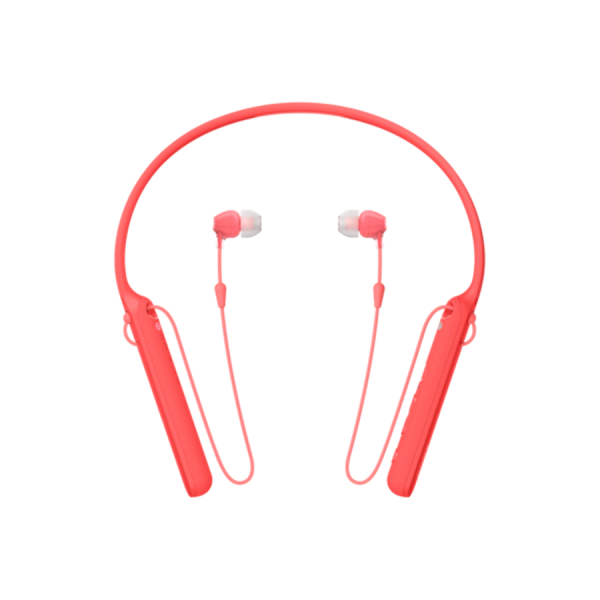 Sony WI-C400 Wireless In-ear Headphones- Red (WIC400RZE)